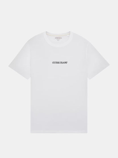 GUESS JEANS SLIM LOGO EMBROIDERED T SHIRT