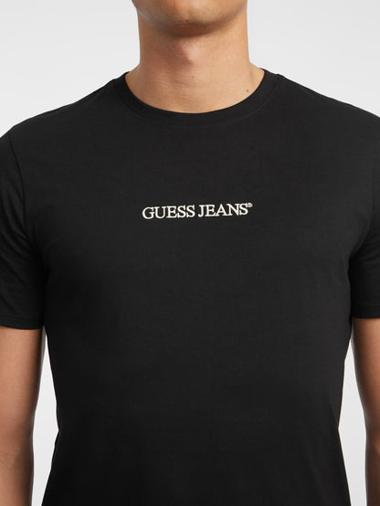 GUESS JEANS SLIM EMBROIDERED T SHIRT