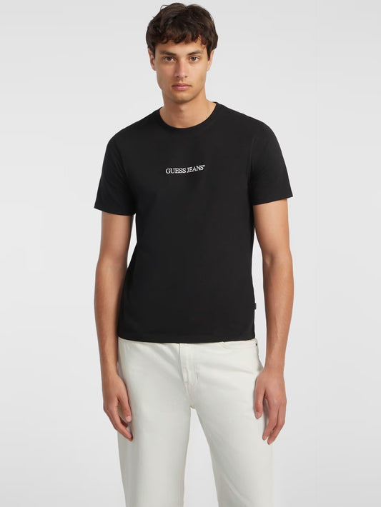 GUESS JEANS SLIM EMBROIDERED T SHIRT