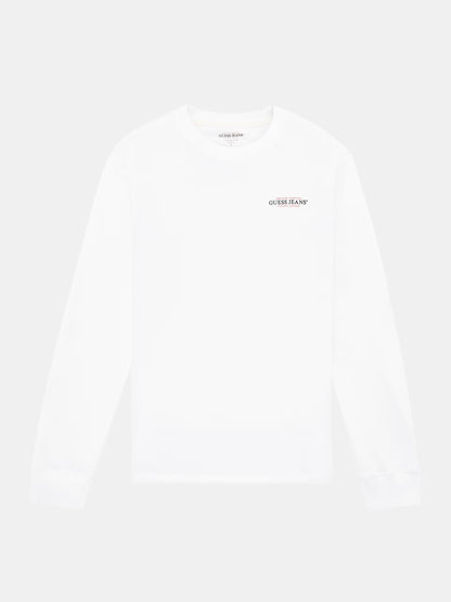 GUESS MAN SLIM AMERICAN TR LS T SHIRT