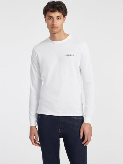 GUESS MAN SLIM AMERICAN TR LS T SHIRT