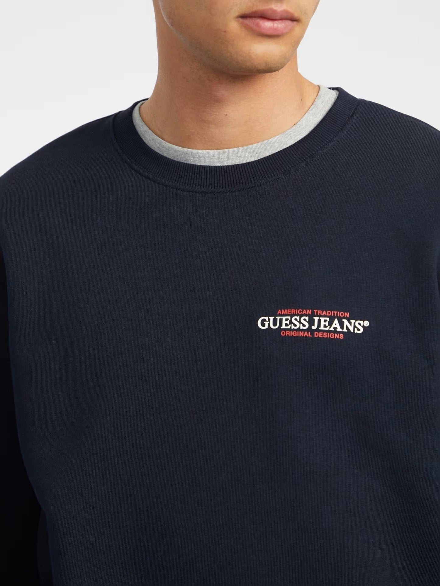 GUESS JEANS MAN LOGO PULLOVER