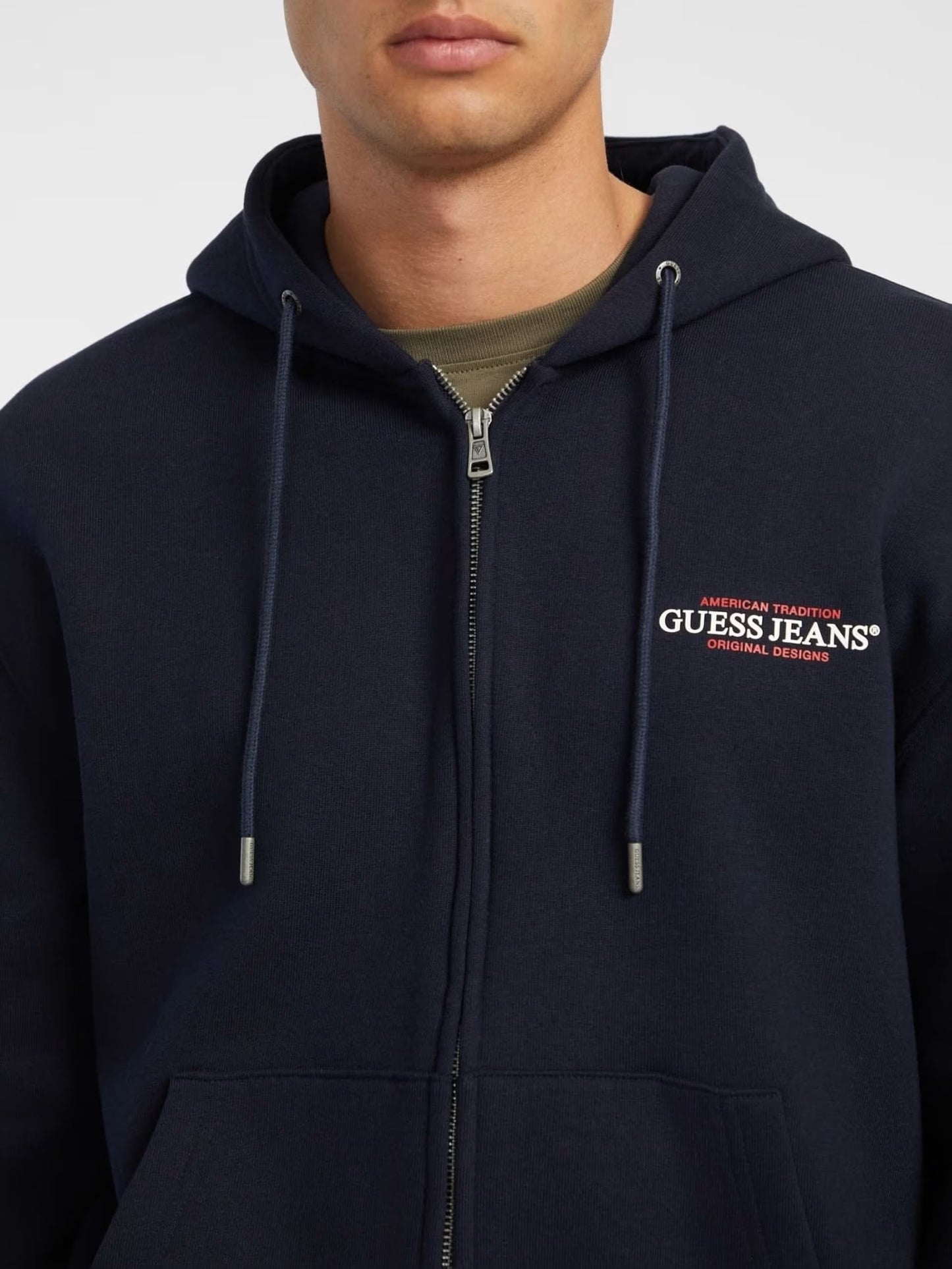GUESS JEANS AMERICAN TRADITION FULL ZIP FOOTER