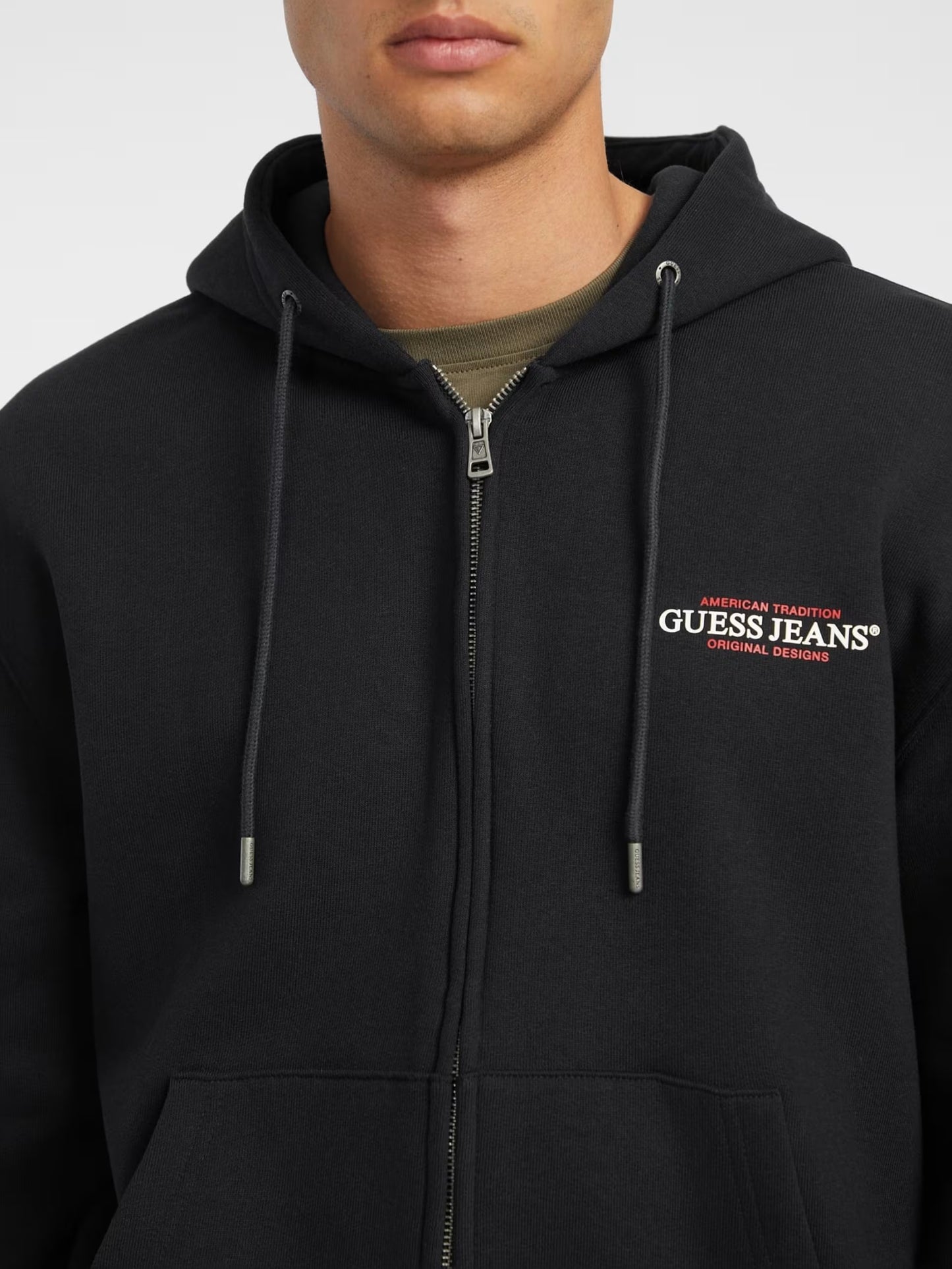 GUESS JEANS AMERICAN TRADITION FULL ZIP FOOTER