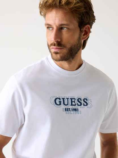 GUESS JEANS MAN SMALL LOGO T SHIRT