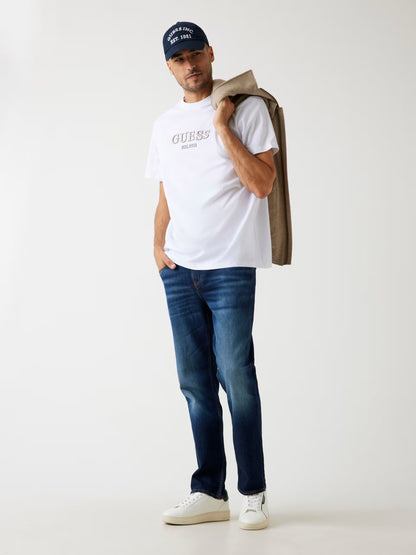 GUEE JEANS EMBROIDERY LOGO T SHIRT