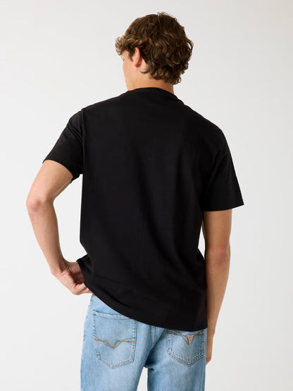 GUESS JEANS EMBROIDERY LOGO T SHIRT