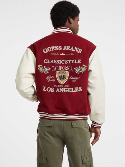 GUESS JEANS LETTERMAN JACKET