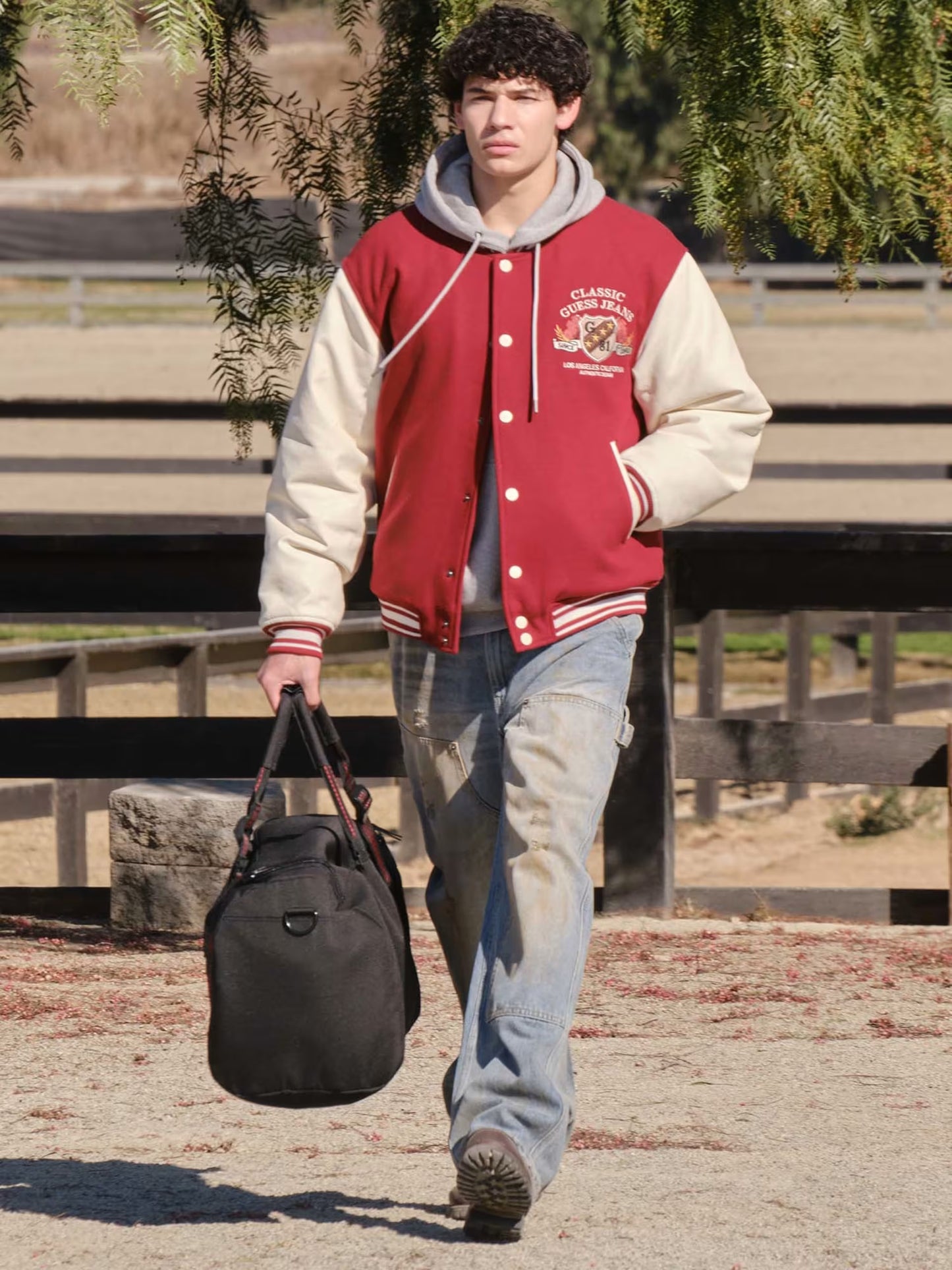 GUESS JEANS LETTERMAN JACKET