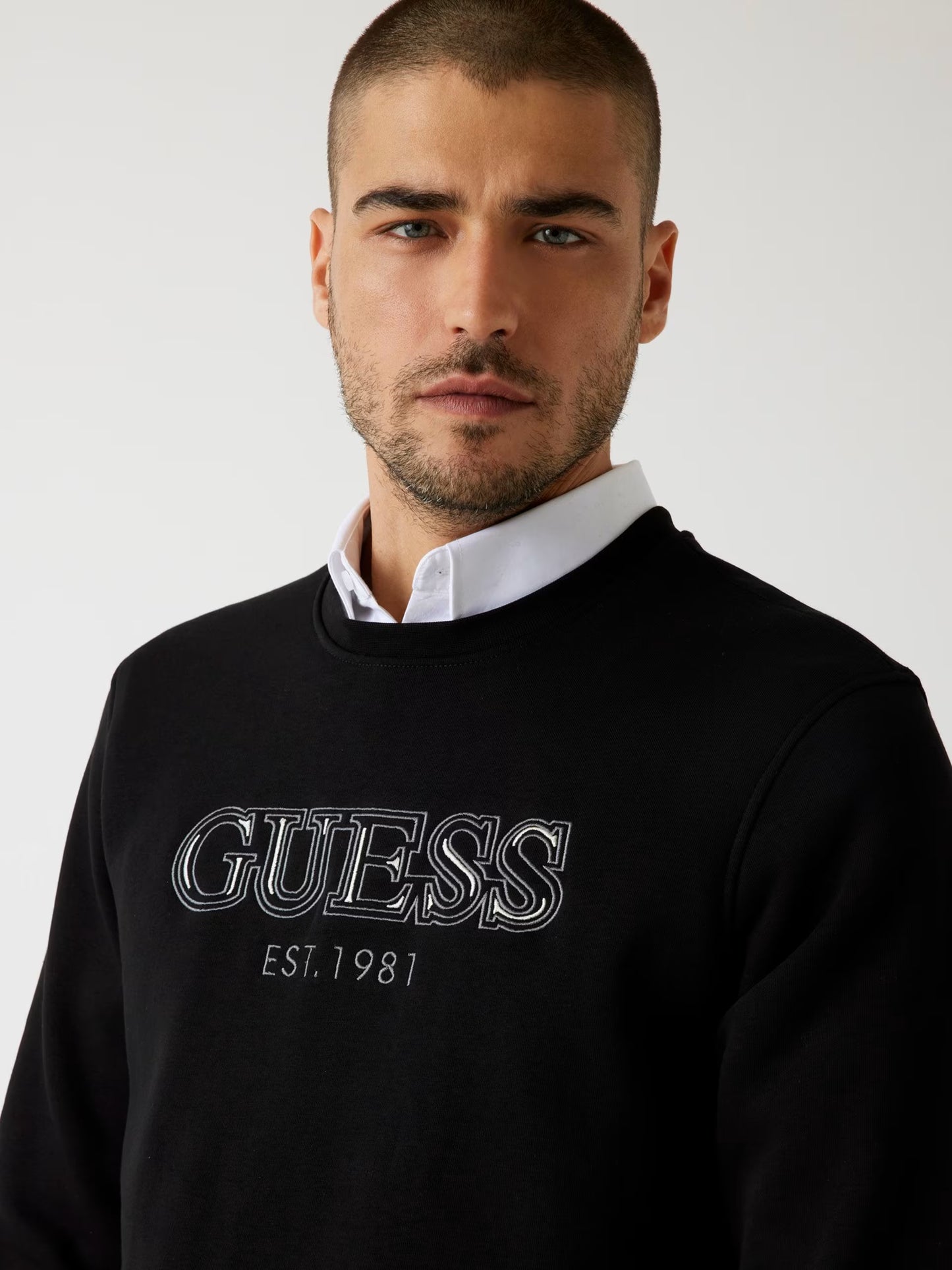 GUESS JEANS BASIC LOGO SWEATSHIRT