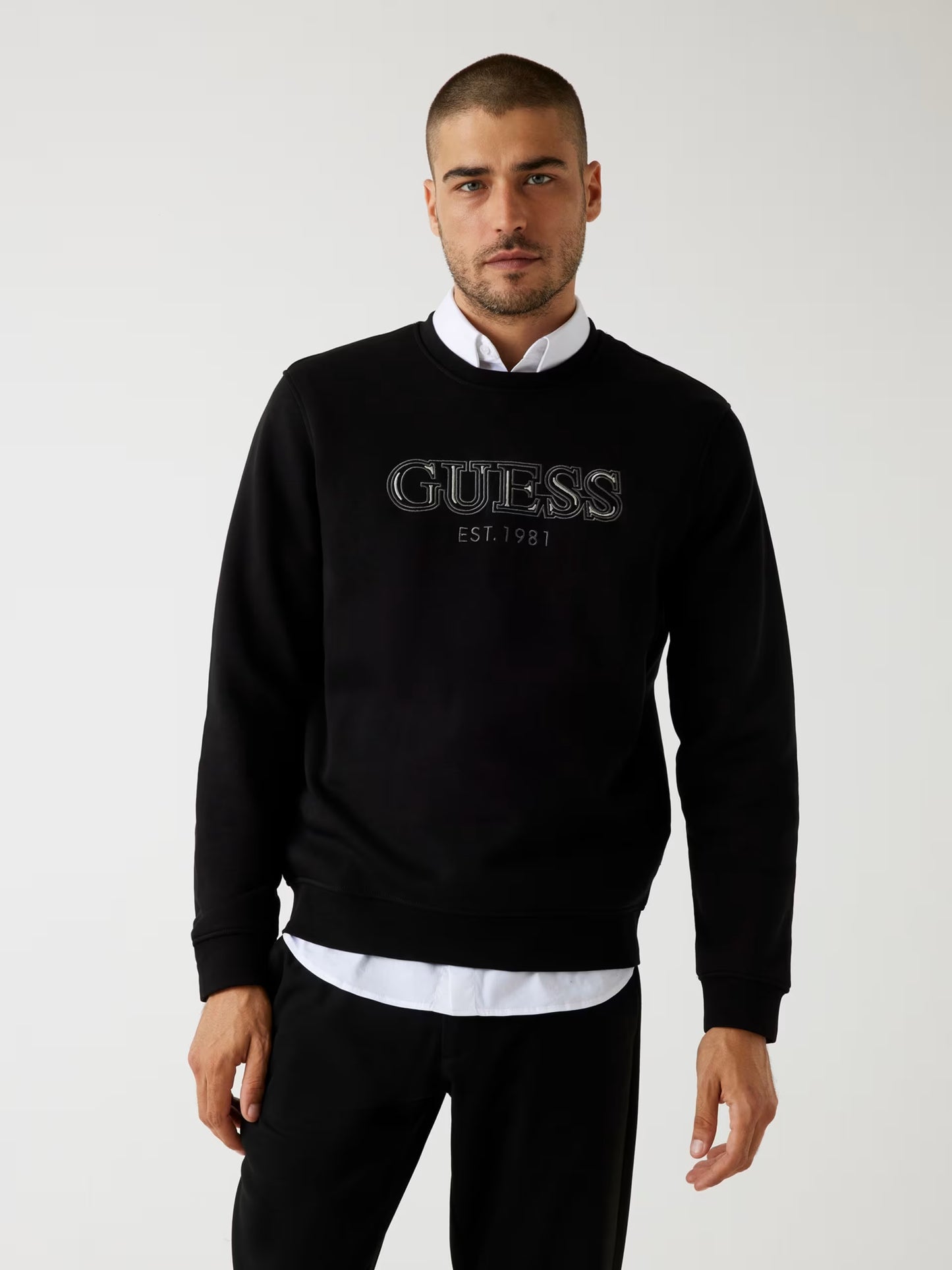 GUESS JEANS BASIC LOGO SWEATSHIRT