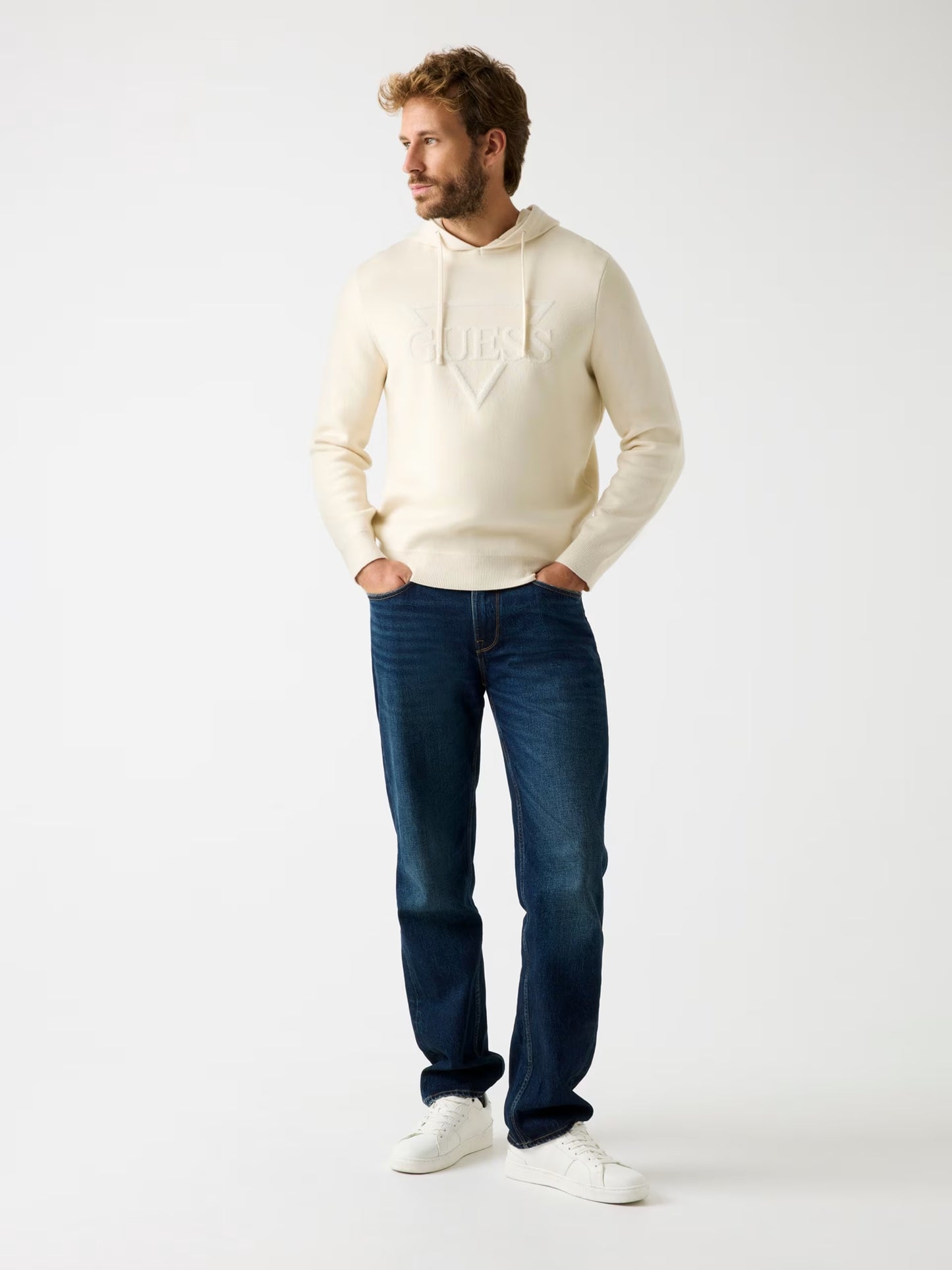GUESS JEANS JOBY FRENCH TERRY HOODIE