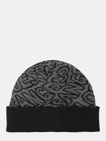 GUESS JEANS ALLOVER PRINT BEANIE