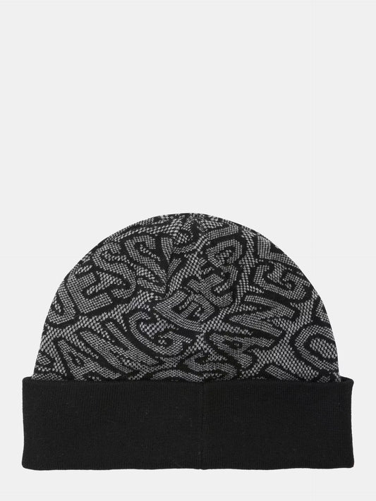 GUESS JEANS ALLOVER PRINT BEANIE