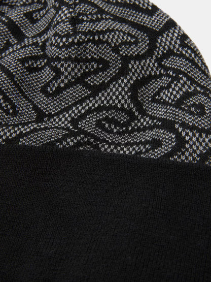 GUESS JEANS ALLOVER PRINT BEANIE