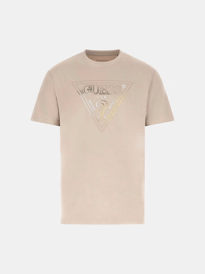 GUESS HD TRIANGLE LOGO T SHIRT