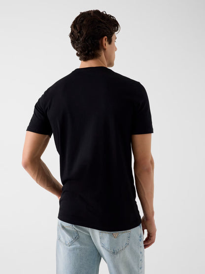 GUESS HD TRIANGLE LOGO T SHIRT