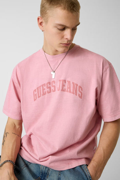 GUESS JEANS CN BOXY CROPPED T SHIRT