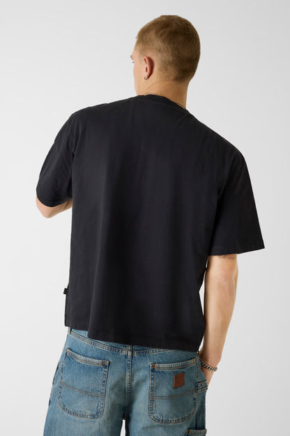 GUESS JEANS CN BOXY CROPPED T SHIRT