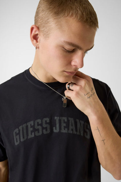 GUESS JEANS CN BOXY CROPPED T SHIRT