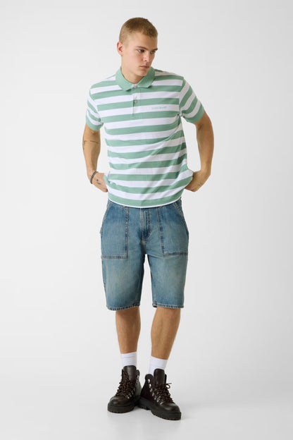 GUESS JEANS REGULAR STRIPES POLO SHIRT