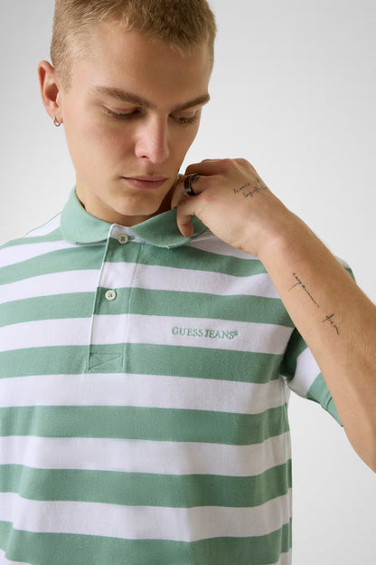 GUESS JEANS REGULAR STRIPES POLO SHIRT