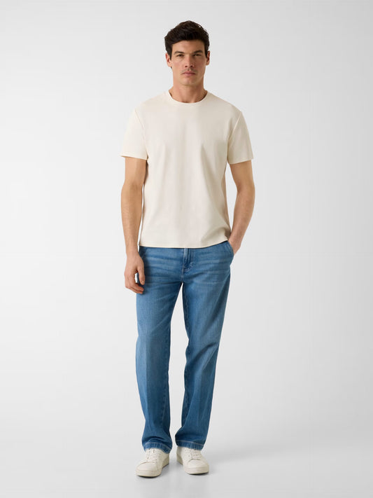 GUESS MAN NICO EMBOSSED KNIT CREW NECK