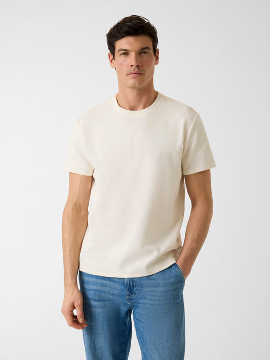 GUESS MAN NICO EMBOSSED KNIT CREW NECK