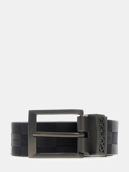 GUESS LEATHER REVERSIBLE LOGO BELT