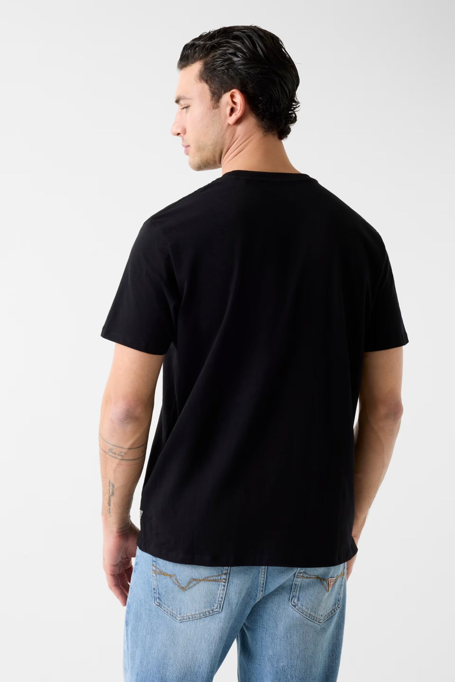GUESS MAN REGULAR FIT 4G LOGO T SHIRT