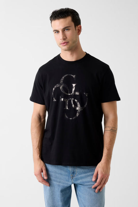 GUESS MAN REGULAR FIT 4G LOGO T SHIRT