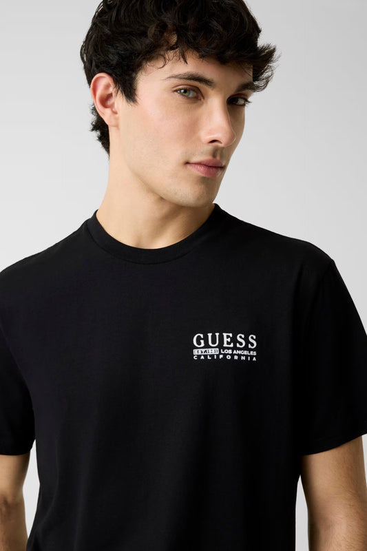 GUESS MAN SMALL LOGO T SHIRT