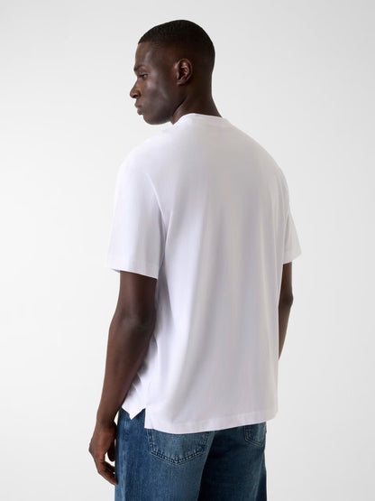 GUESS DIAMANTE LOGO OVERSIZED T SHIRT