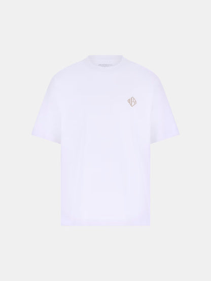 GUESS DIAMANTE LOGO OVERSIZED T SHIRT