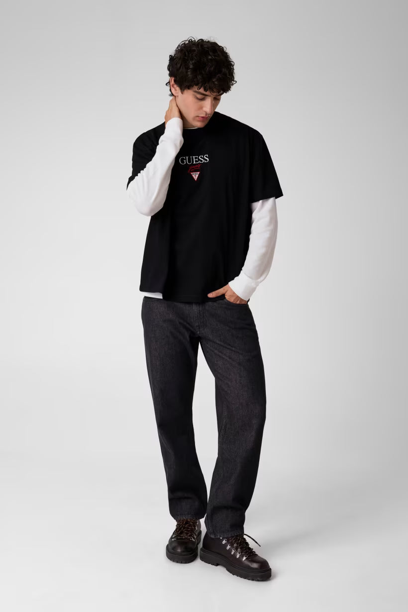 GUESS JEANS OVERSIZED BAKER LOGO T SHIRT