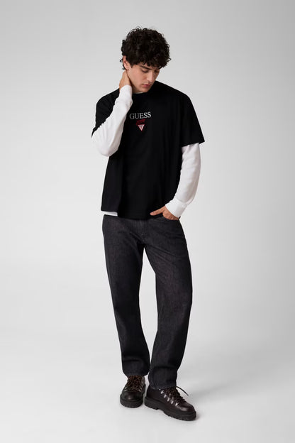 GUESS JEANS OVERSIZED BAKER LOGO T SHIRT