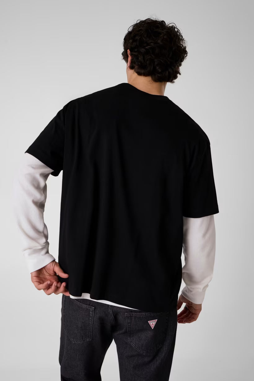 GUESS JEANS OVERSIZED BAKER LOGO T SHIRT