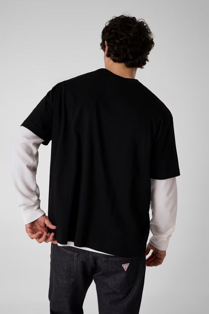 GUESS JEANS OVERSIZED BAKER LOGO T SHIRT
