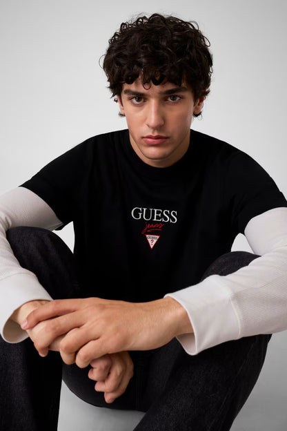 GUESS JEANS OVERSIZED BAKER LOGO T SHIRT