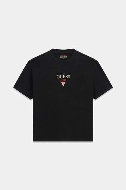 GUESS JEANS OVERSIZED PRINTED LOGO T SHIRT