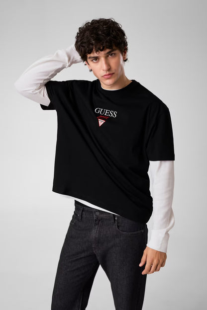 GUESS JEANS OVERSIZED BAKER LOGO T SHIRT