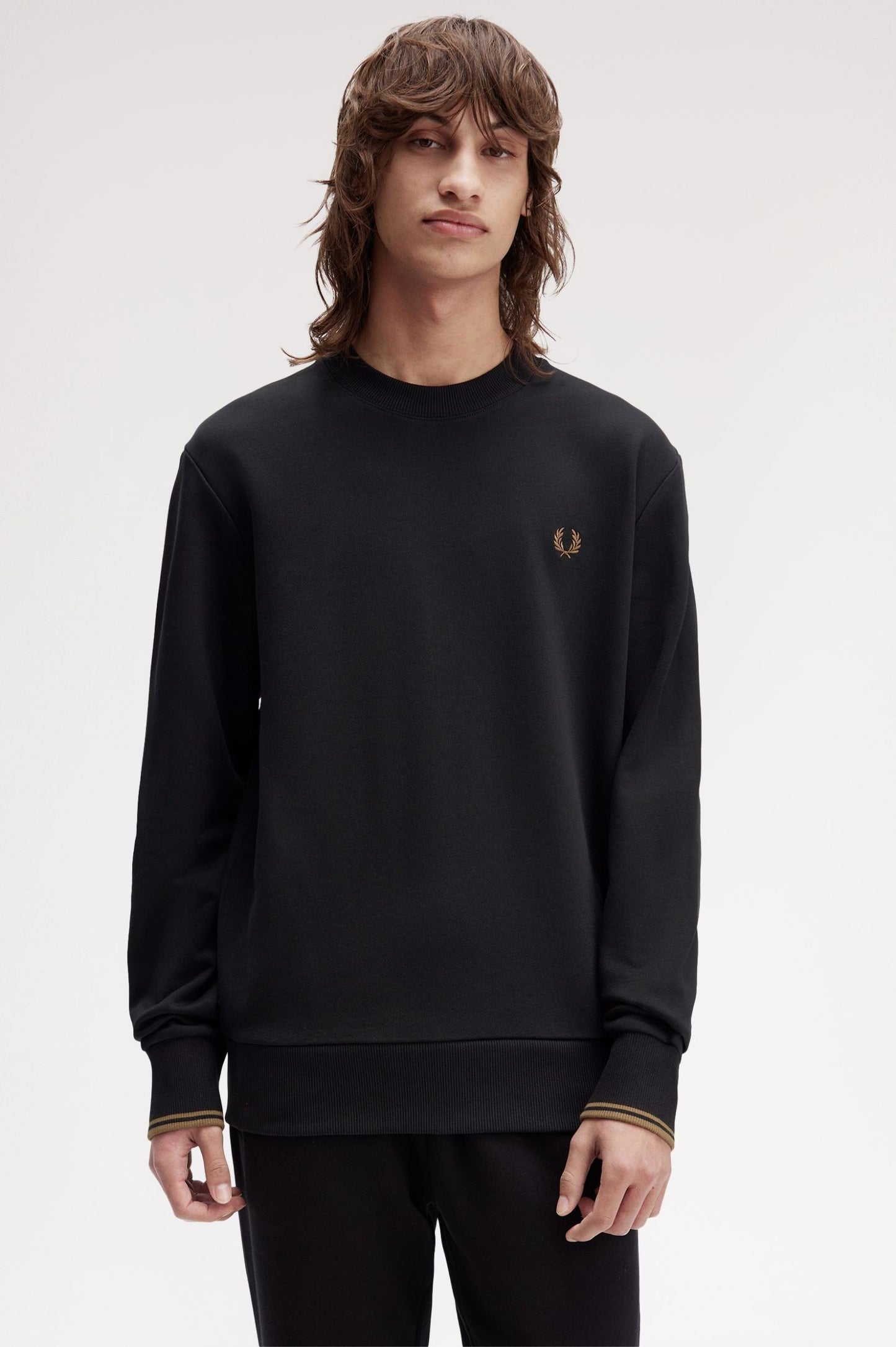 FRED PERRY CREW NECK SWEATSHIRT