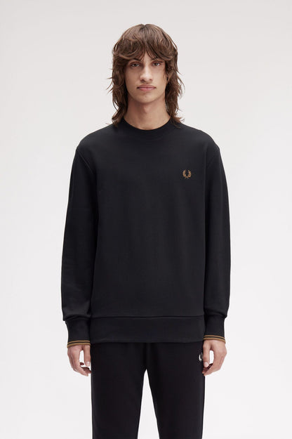 FRED PERRY CREW NECK SWEATSHIRT