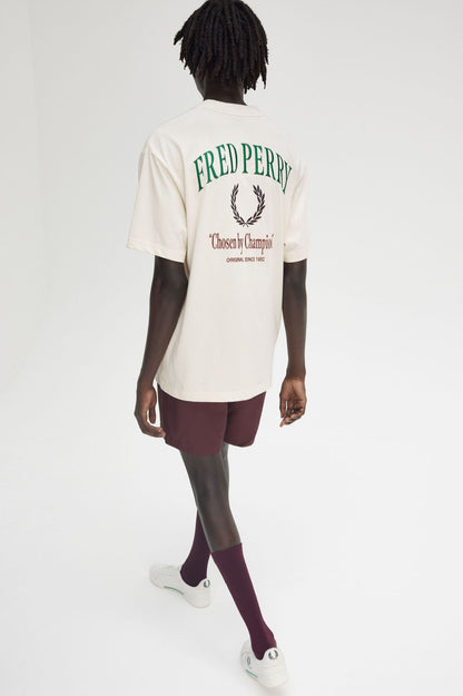 FRED PERRY EMBROIDERED CHAMPION T SHIRT