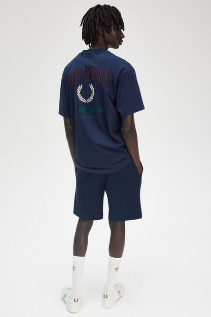 FRED PERRY EMBROIDERED CHAMPION T SHIRT