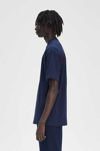 FRED PERRY EMBROIDERED CHAMPION T SHIRT