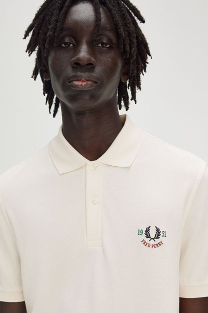 FRED PERRY CLUBHOUSE EMBROIDERED POLO SHIRT