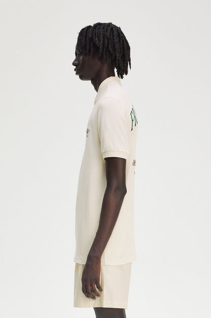 FRED PERRY CLUBHOUSE EMBROIDERED POLO SHIRT