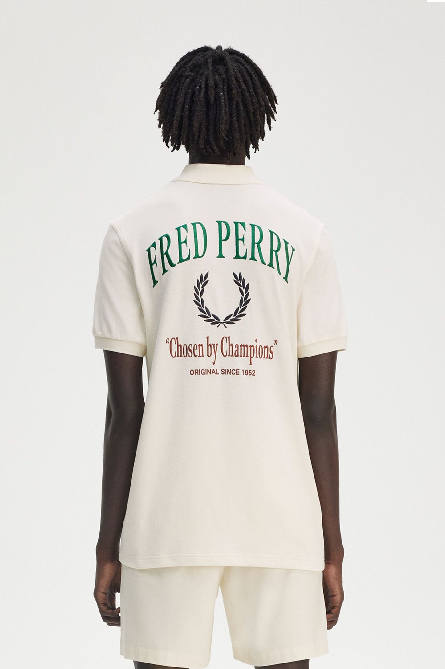 FRED PERRY CLUBHOUSE EMBROIDERED POLO SHIRT