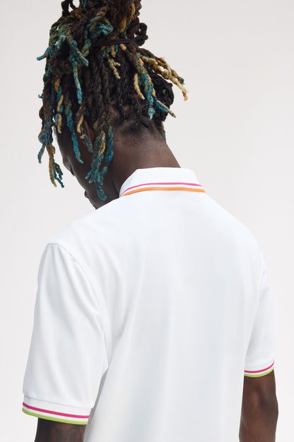 FRED PERRY ON COURT TWIN TIPPED FP SHIRT